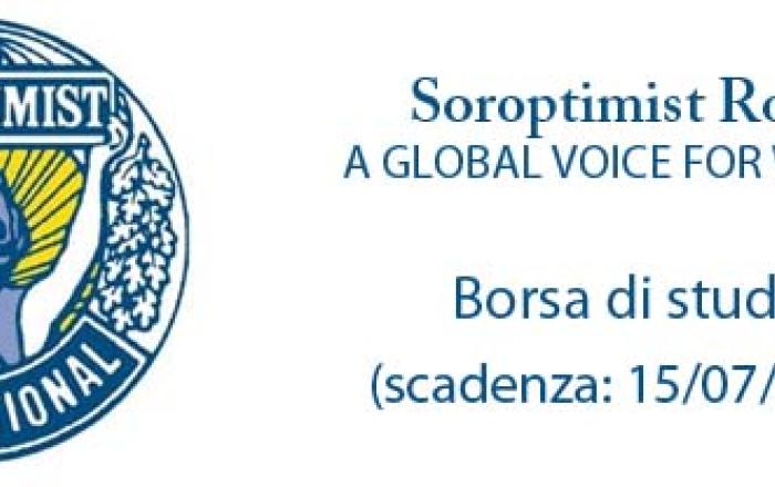 Borsa di studio della Fondazione Soroptimist - Club di Roma